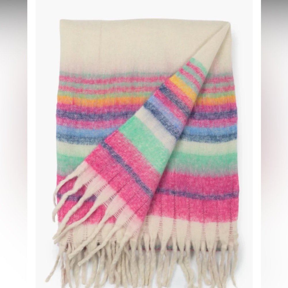 Free People Skye Stripe Blanket BRAND NEW WITH TAGS